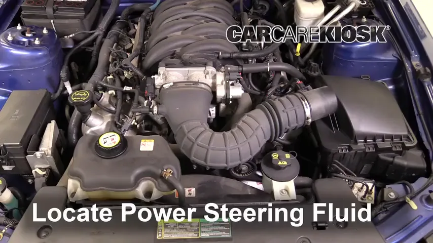 2007 Ford Mustang GT 4.6L V8 Coupe Power Steering Fluid Check Fluid Level